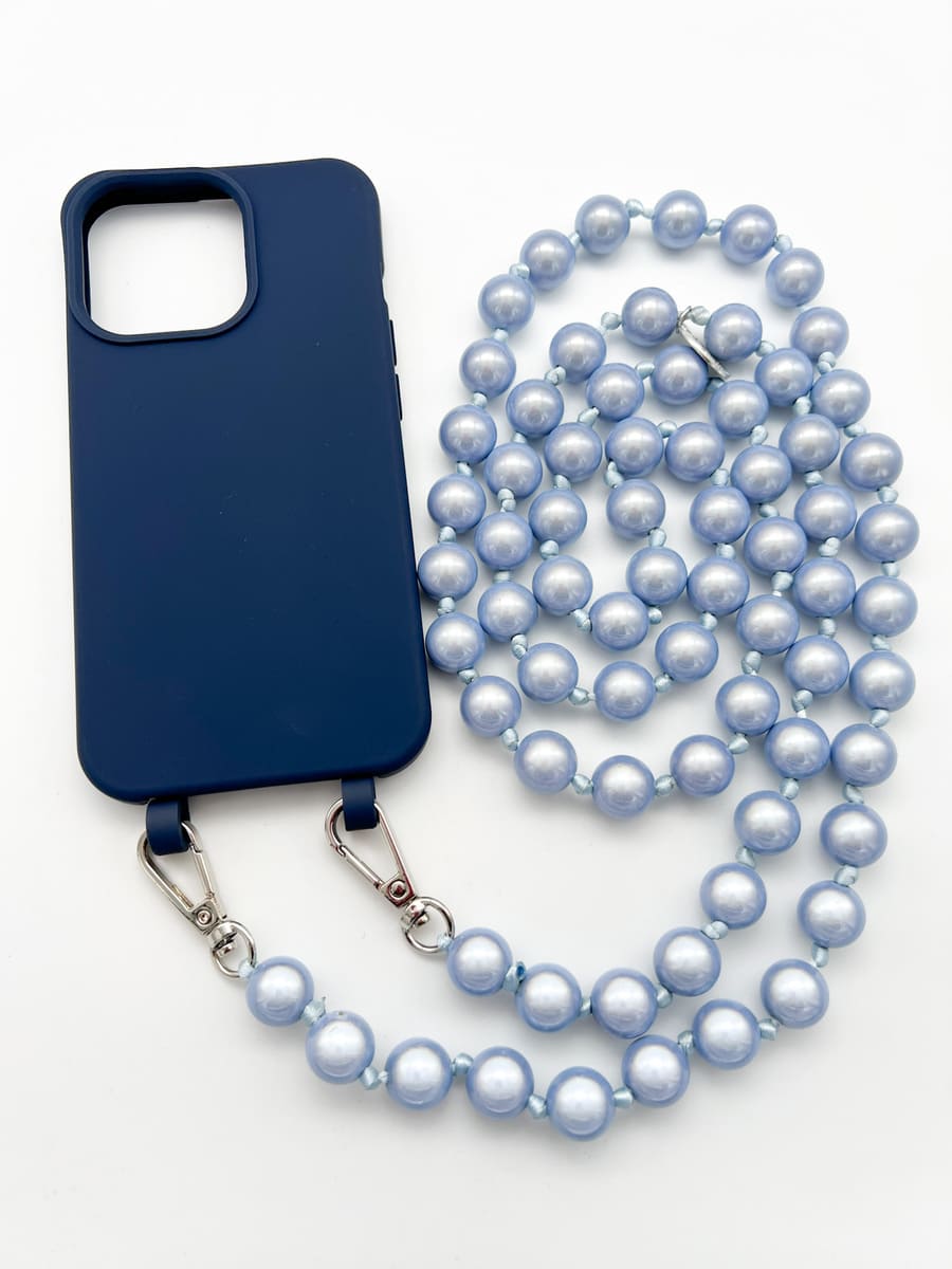 Set Handykette MIRACLE LIGHT BLUE mit Hülle verschiedene Farben