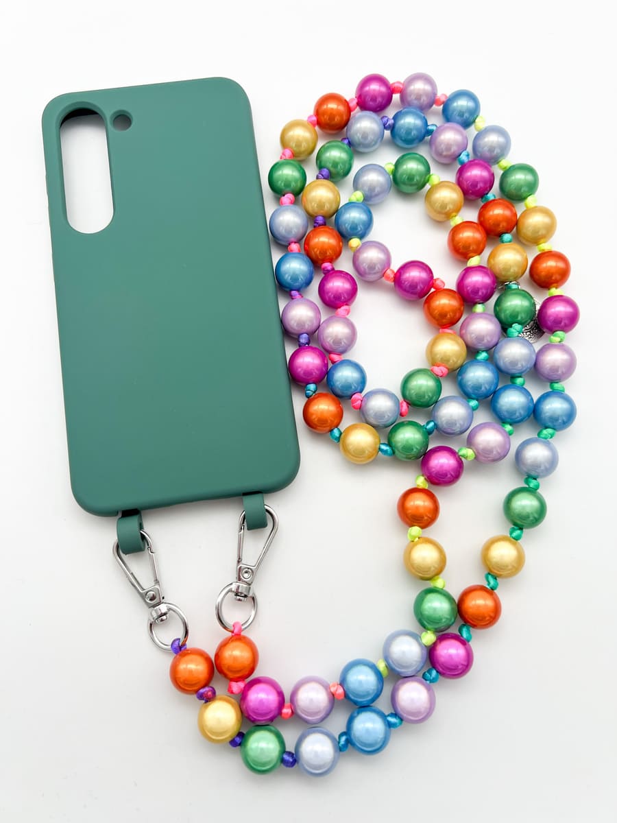 Set Handykette MIRACLE RAINBOW mit Hülle OCEAN für Samsung