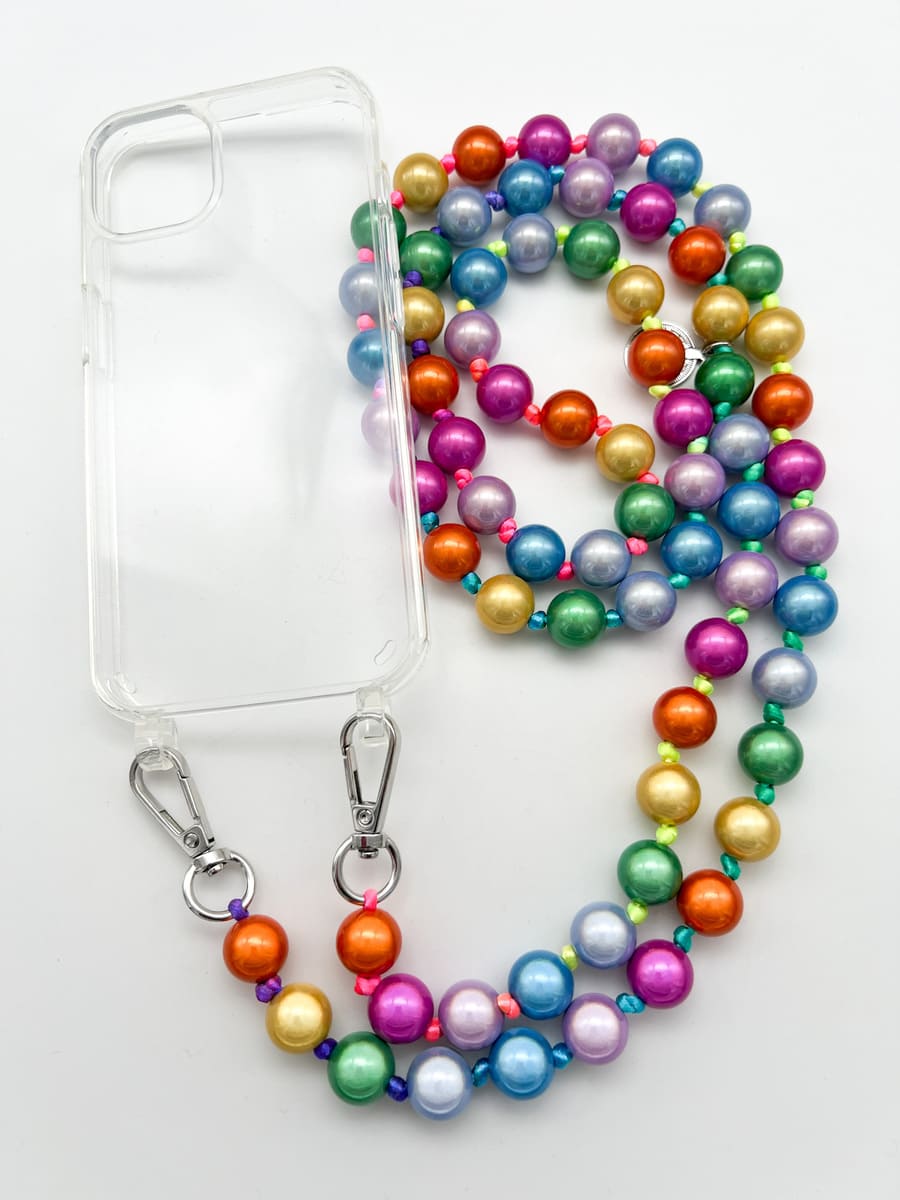 Set Handykette MIRACLE RAINBOW mit Hülle AIR für iPhone