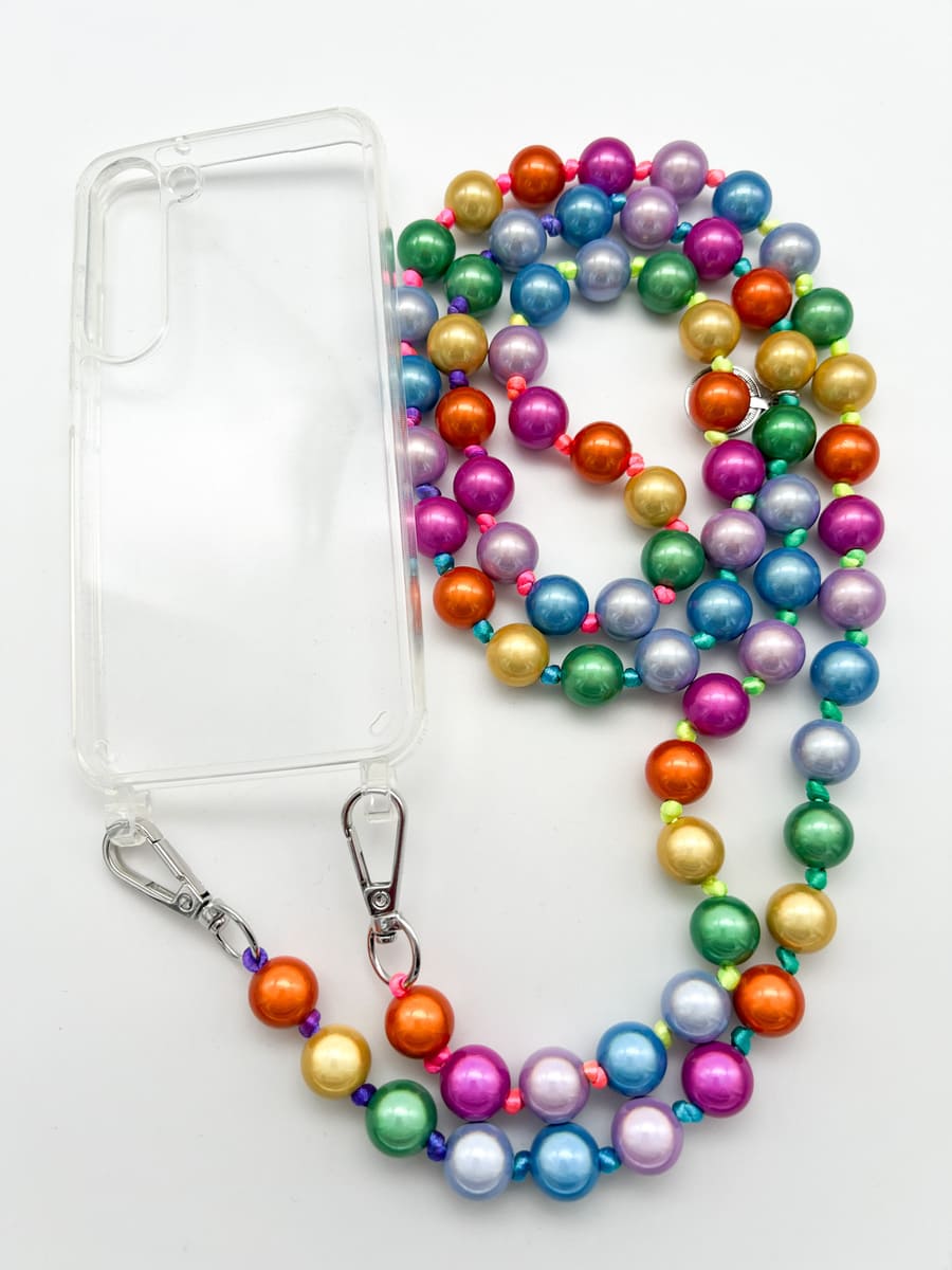 Set Handykette MIRACLE RAINBOW mit Hülle AIR für Samsung