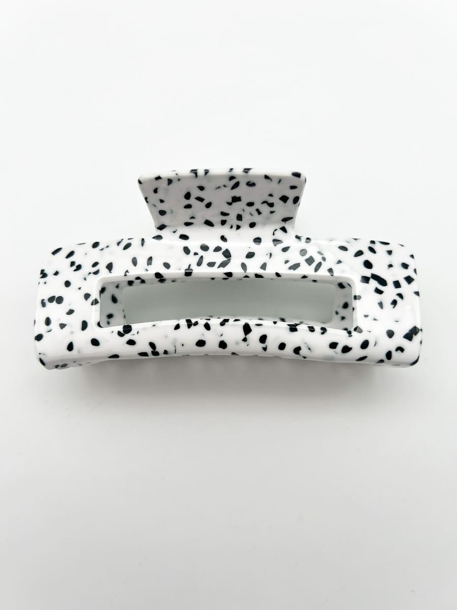 Haarklammer ACAPULCO white Dots
