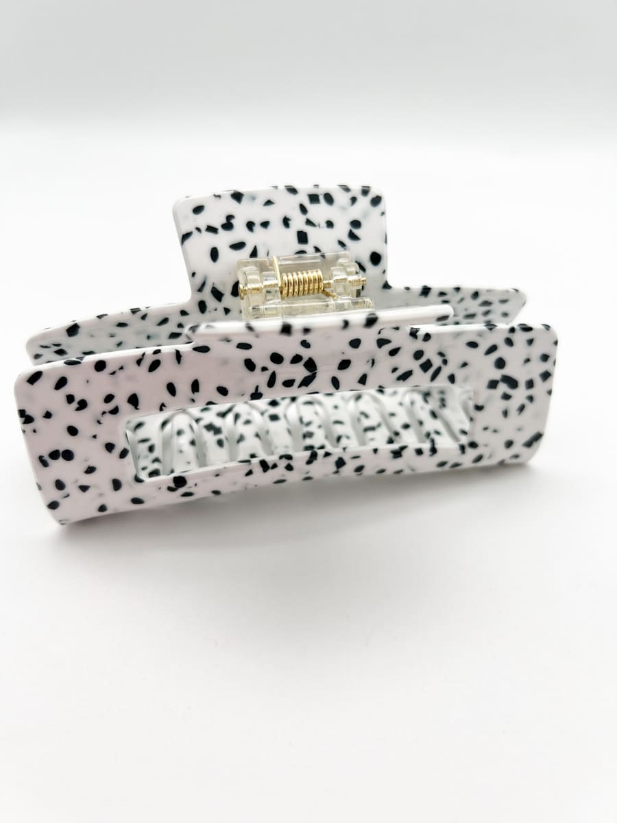 Haarklammer ACAPULCO white Dots
