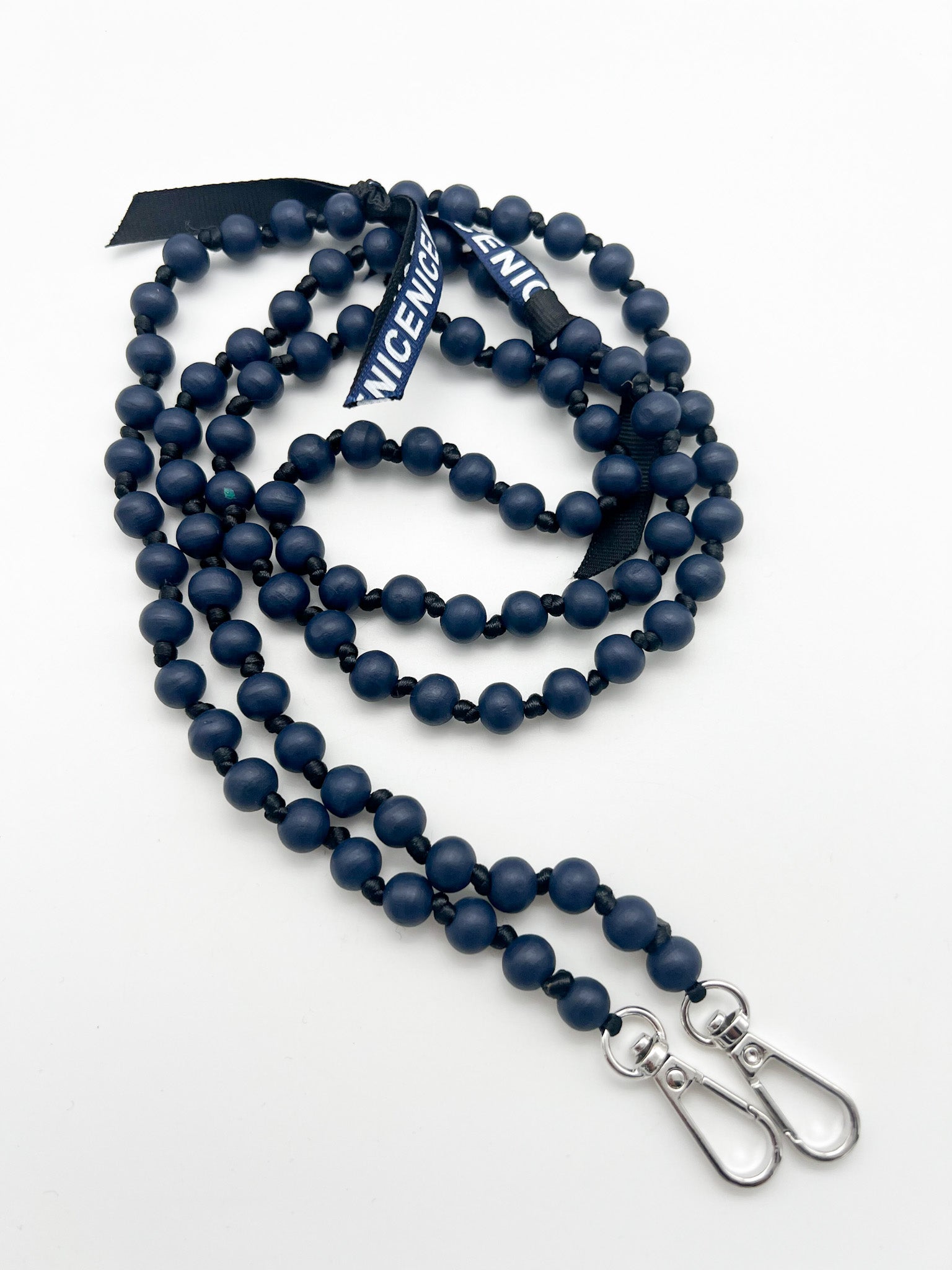 Set Handykette IBIZA NAVY mit Hülle AIR transparent