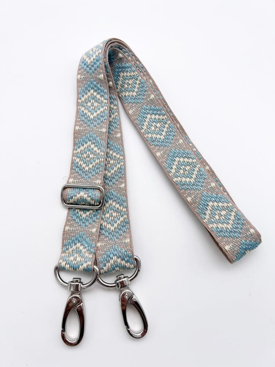 Set Handykette MAYA LIGHT BLUE mit Hülle AIR transparent