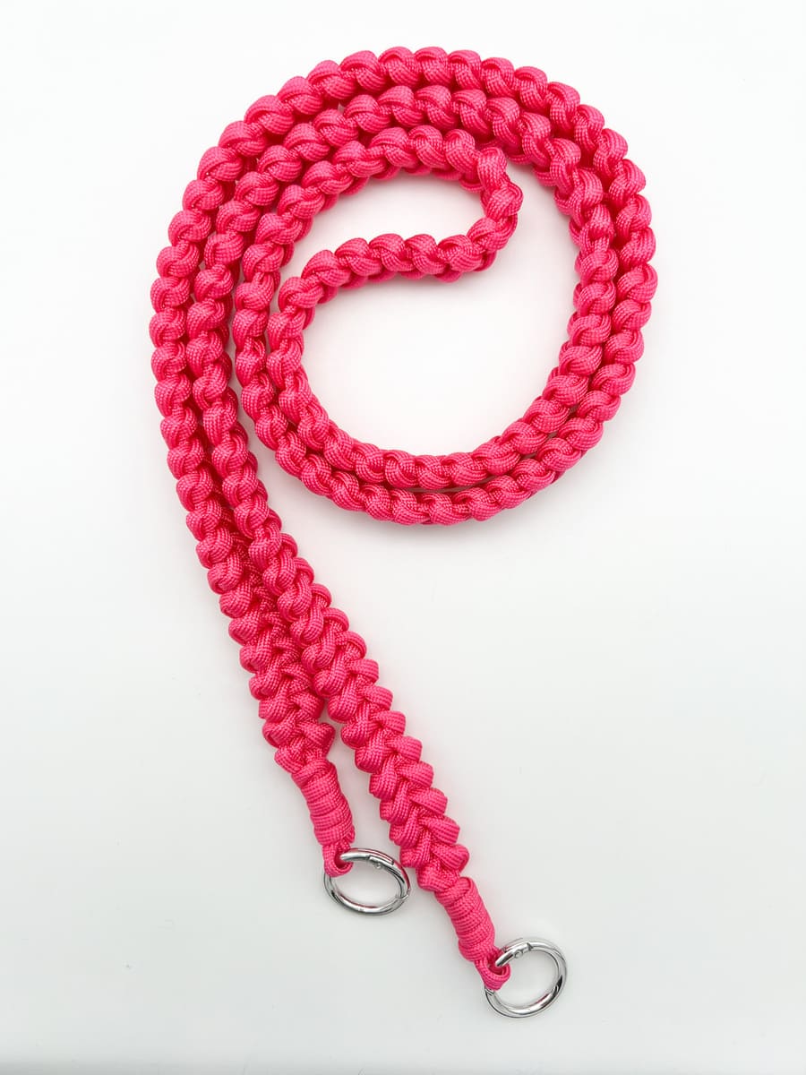 Makramee Handykette pink