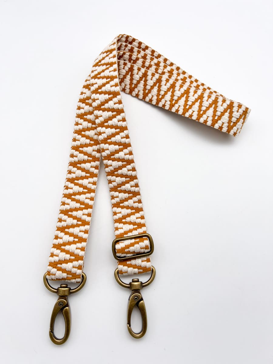 Set Handykette STRIPES BROWN mit Hülle AIR transparent