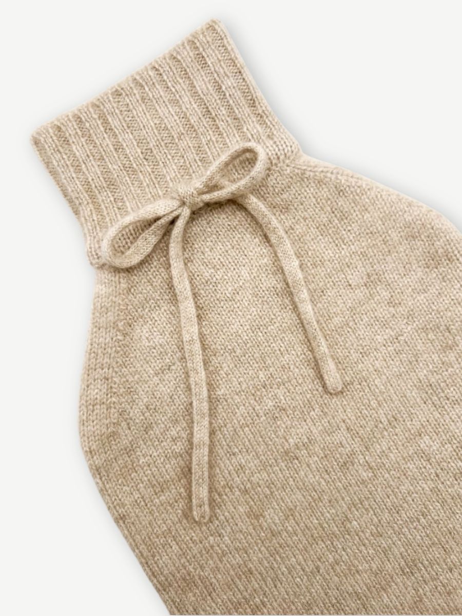 Kaschmir Wärmflaschenbezug COZY beige