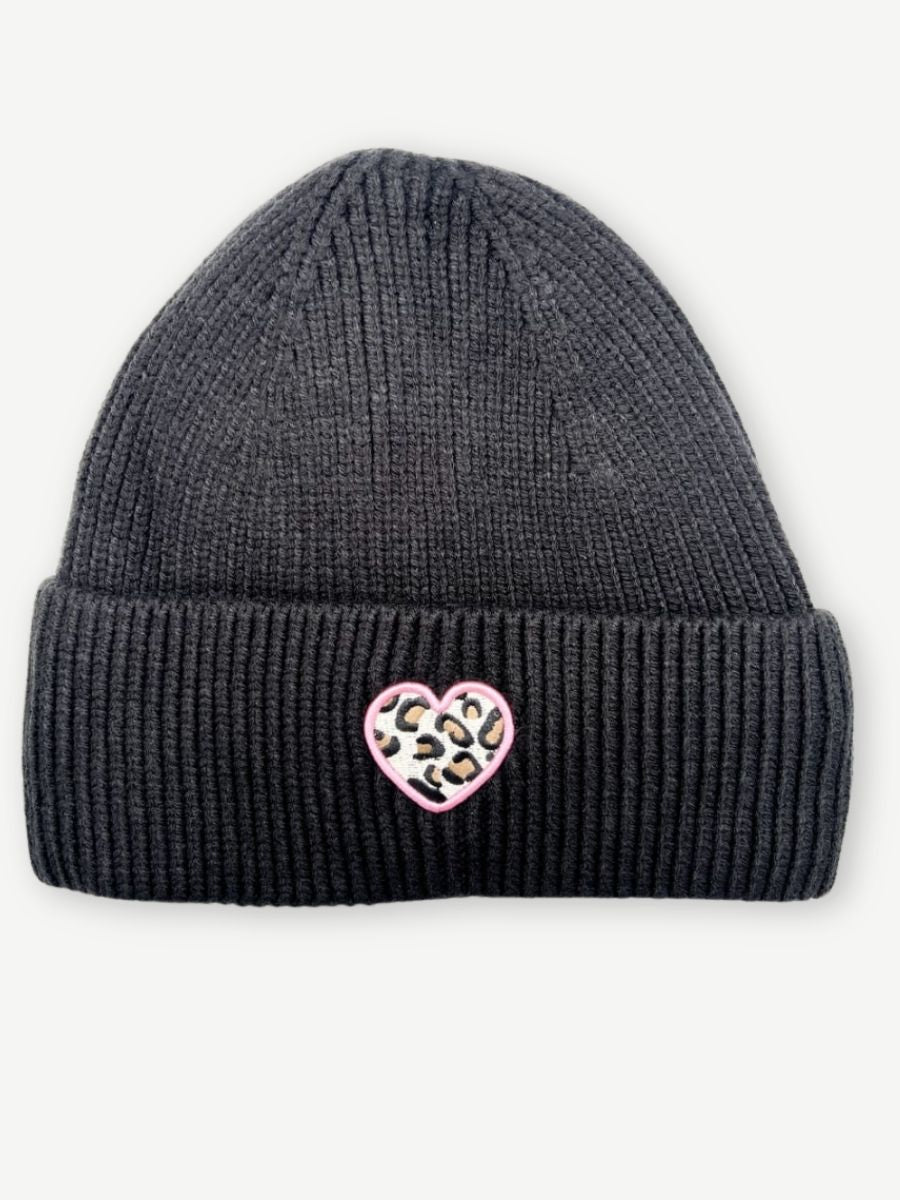 Mütze Leo Heart Schwarz