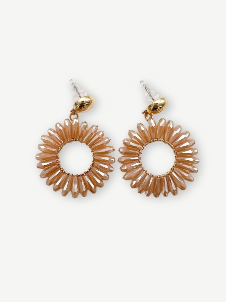 Ohrringe CRYSTAL SUN GOLD