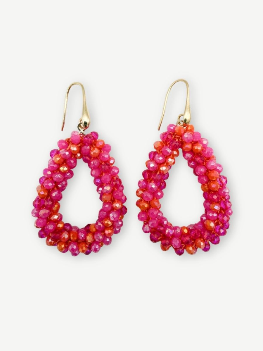 Ohrringe PALERMO DROPS PINK