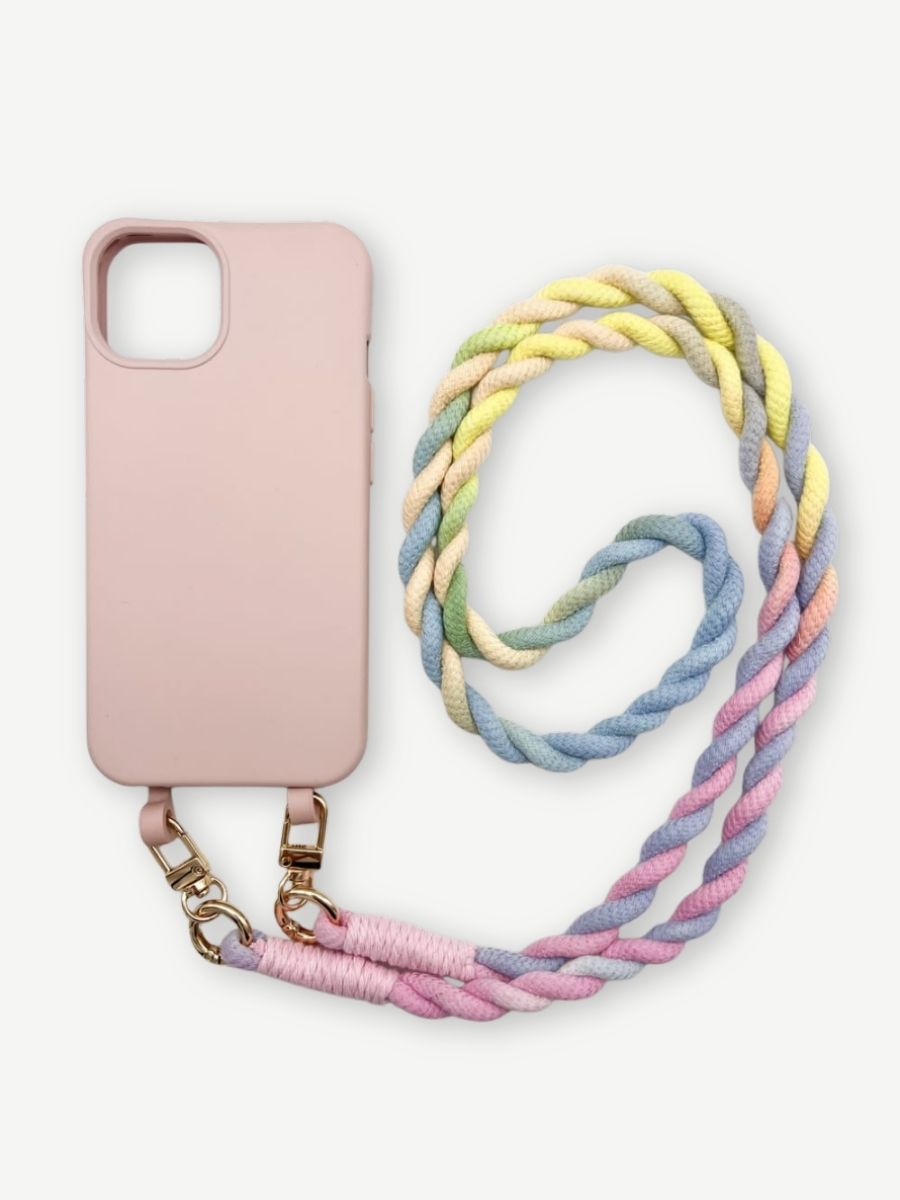 Set Handykette BALI RAINBOW mit Hülle CANDY für iPhone