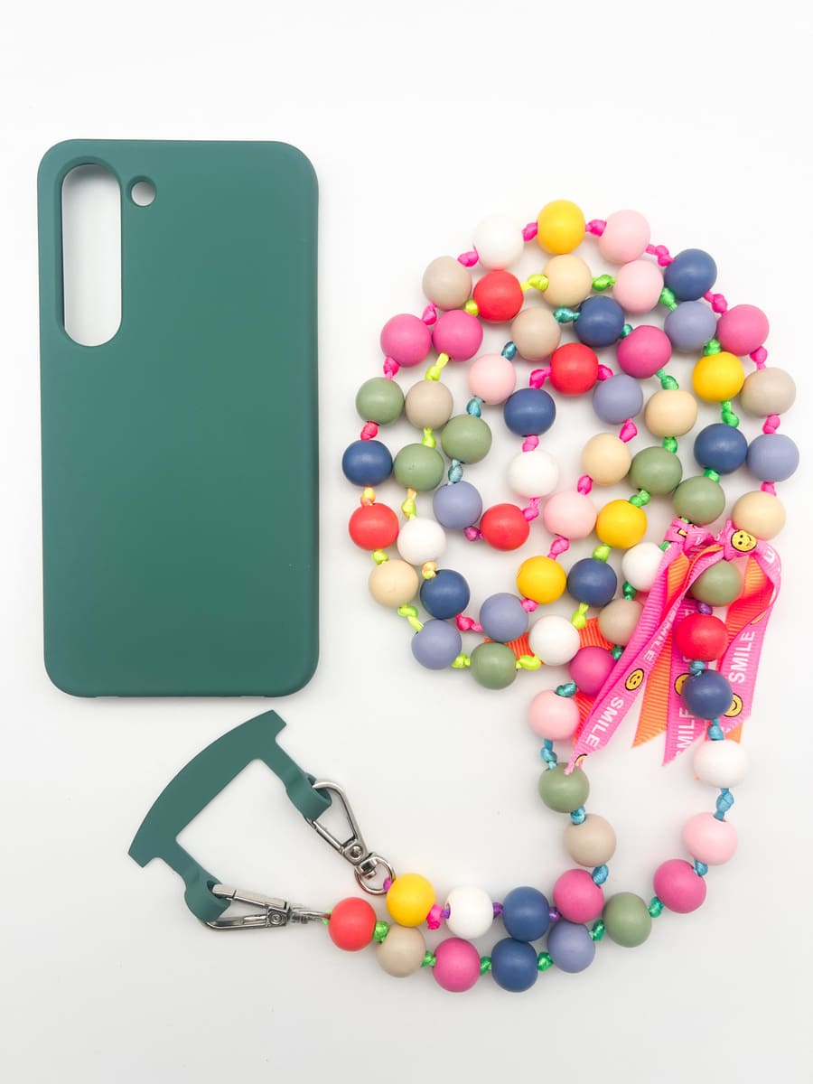 Set Handykette BIG IBIZA bunt mit Hülle OCEAN für Samsung