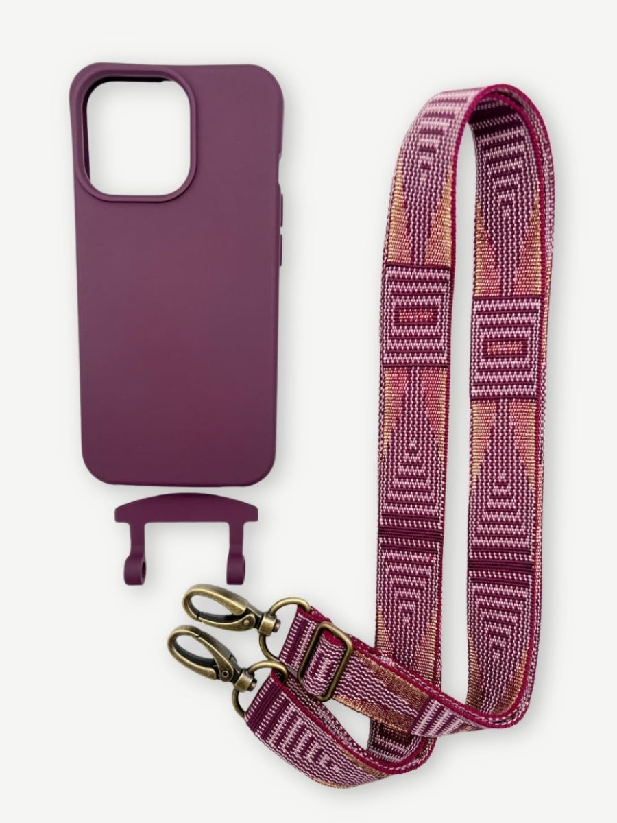 Set Handykette GOLDEN BERRY mit Hülle BERRY für iPhone