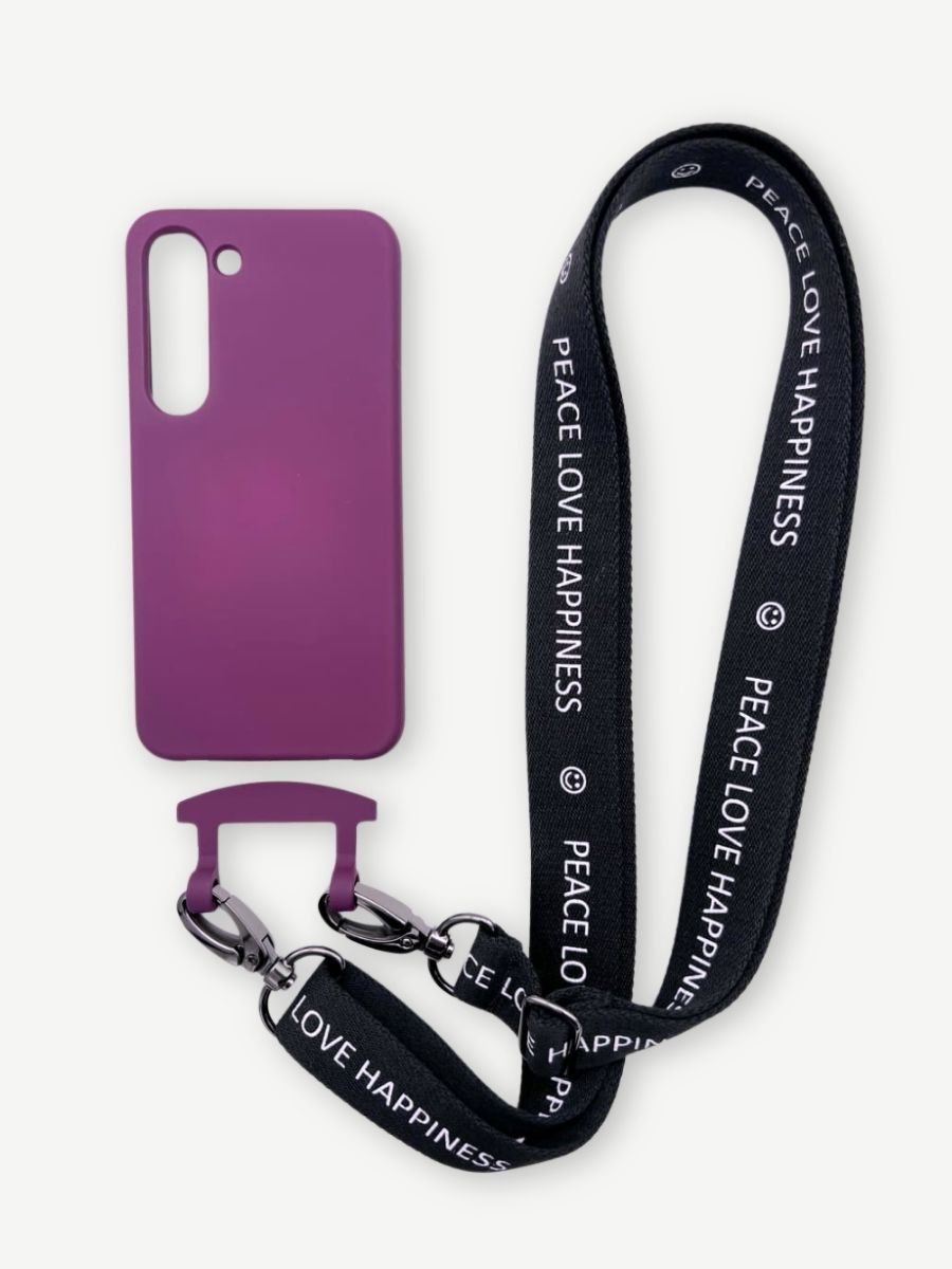 Set Handykette HAPPINESS mit Hülle BERRY für Samsung