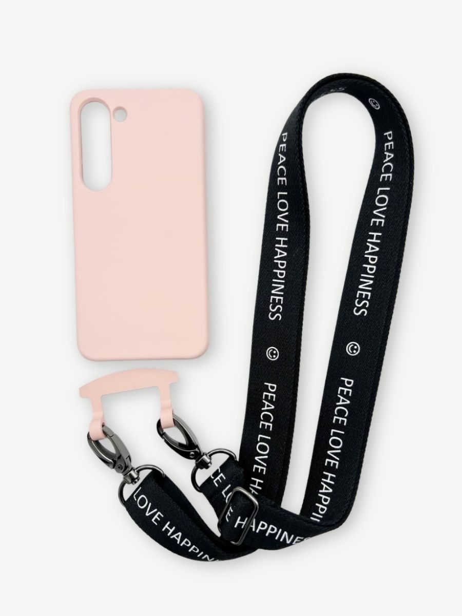 Set Handykette HAPPINESS mit Hülle CANDY für Samsung