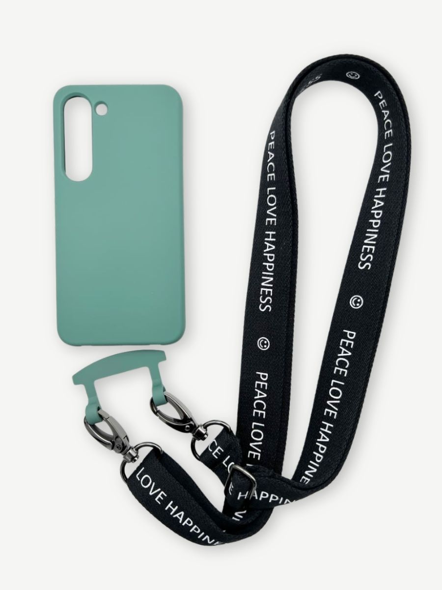 Set Handykette HAPPINESS mit Hülle OCEAN für Samsung