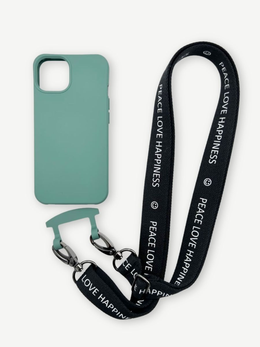 Set Handykette HAPPINESS mit Hülle OCEAN für iPhone