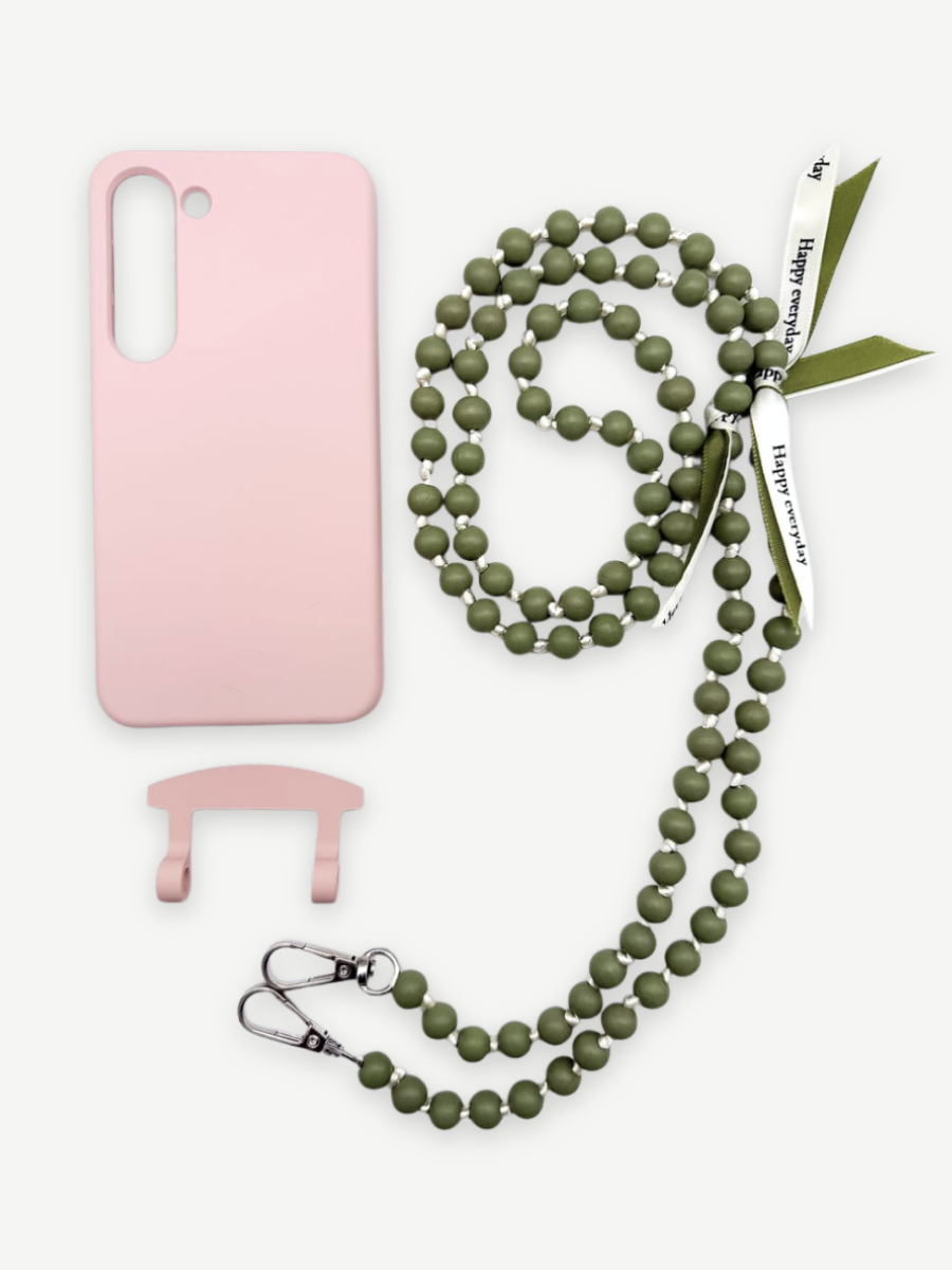 Set Handykette IBIZA GREEN mit Hülle CANDY für Samsung