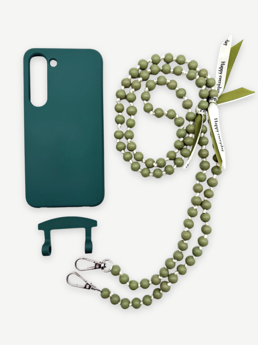 Set Handykette IBIZA GREEN mit Hülle OCEAN für Samsung