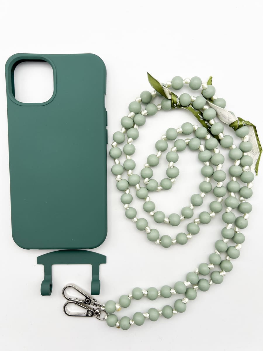 Set Handykette IBIZA GREEN mit Hülle OCEAN für iPhone