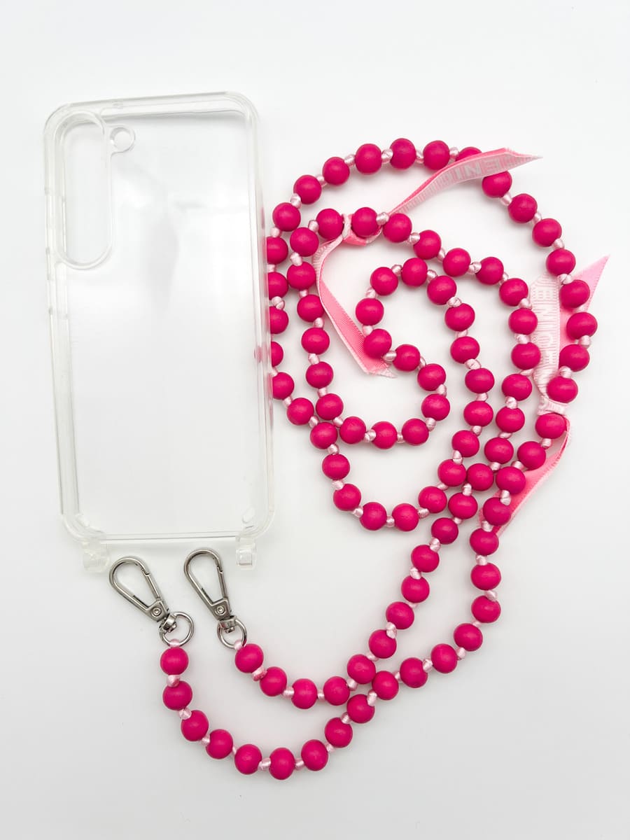 Set Handykette IBIZA PINK mit Hülle AIR für Samsung
