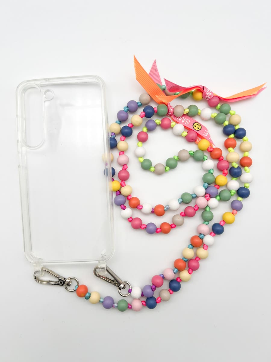 Set Handykette IBIZA bunt mit Hülle AIR für Samsung