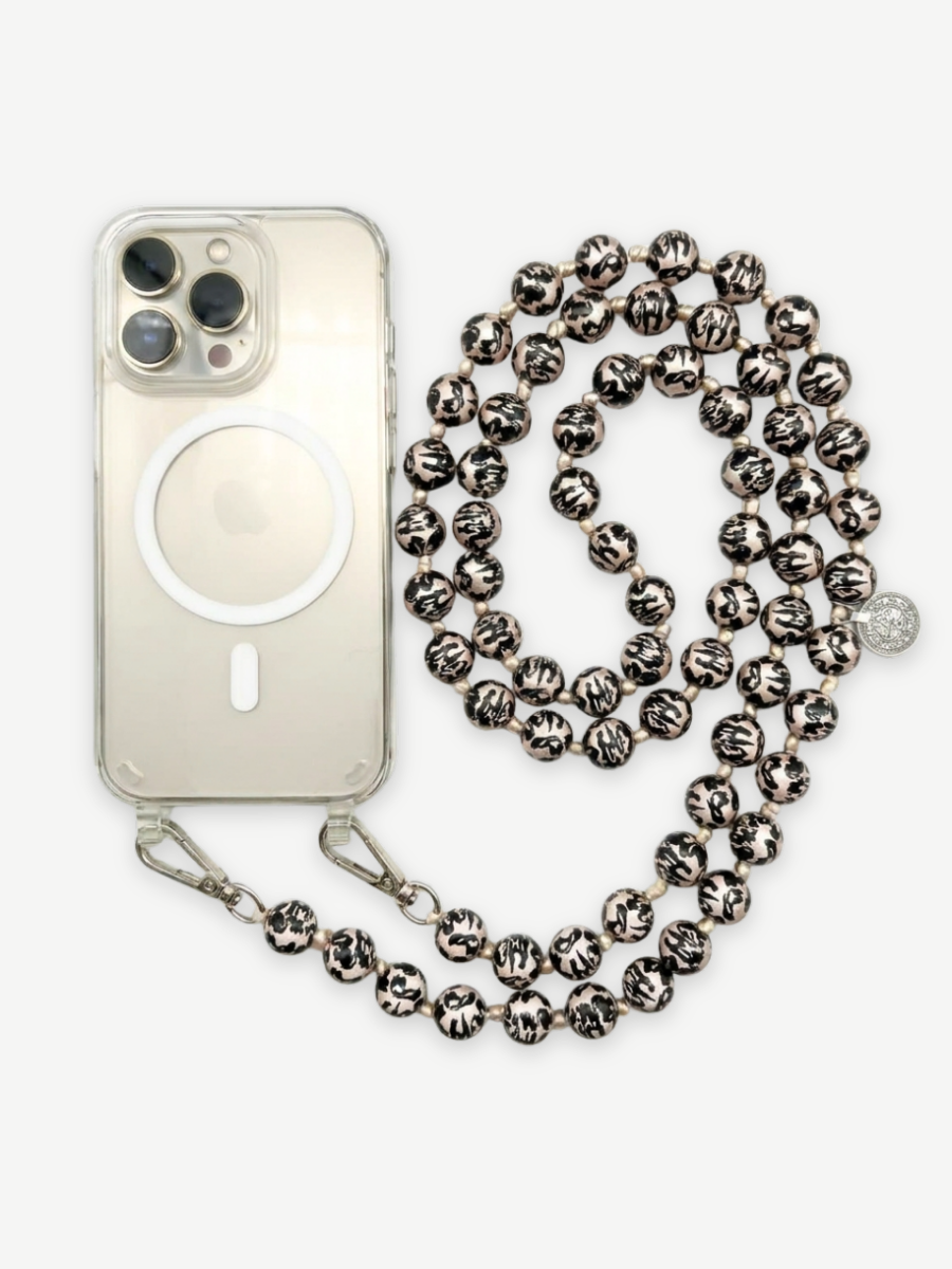 Set Handykette MIRACLE LEO BLACK mit Hülle AIR für iPhone