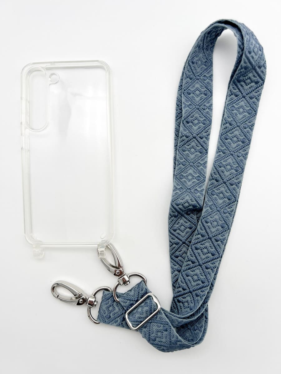 Set Handykette OSLO BLUE mit Hülle AIR für Samsung