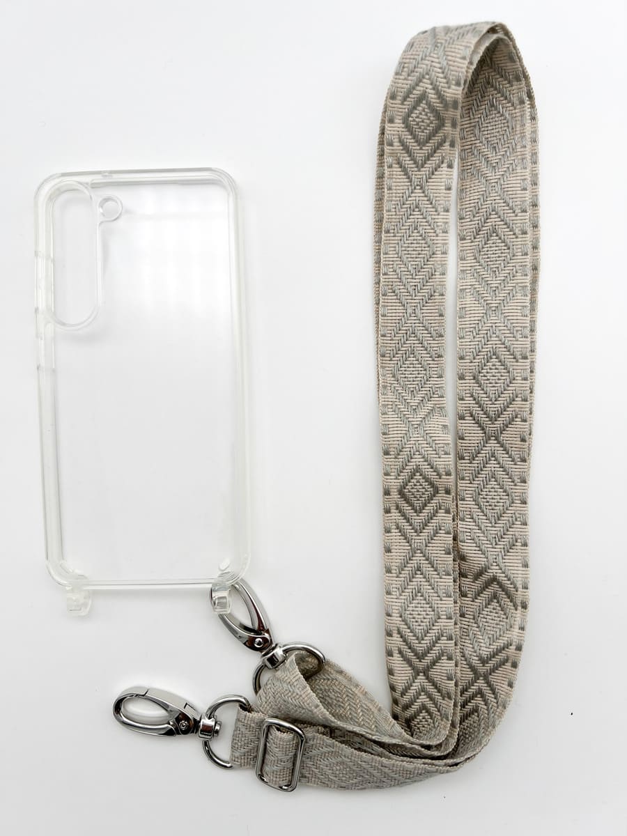 Set Handykette OSLO GREY mit Hülle AIR für Samsung