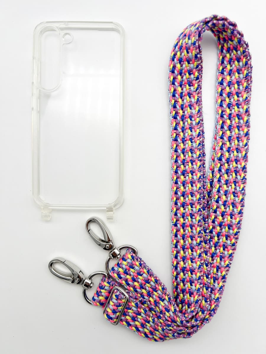 Set Handykette VALENCIA PINK mit Hülle AIR für Samsung