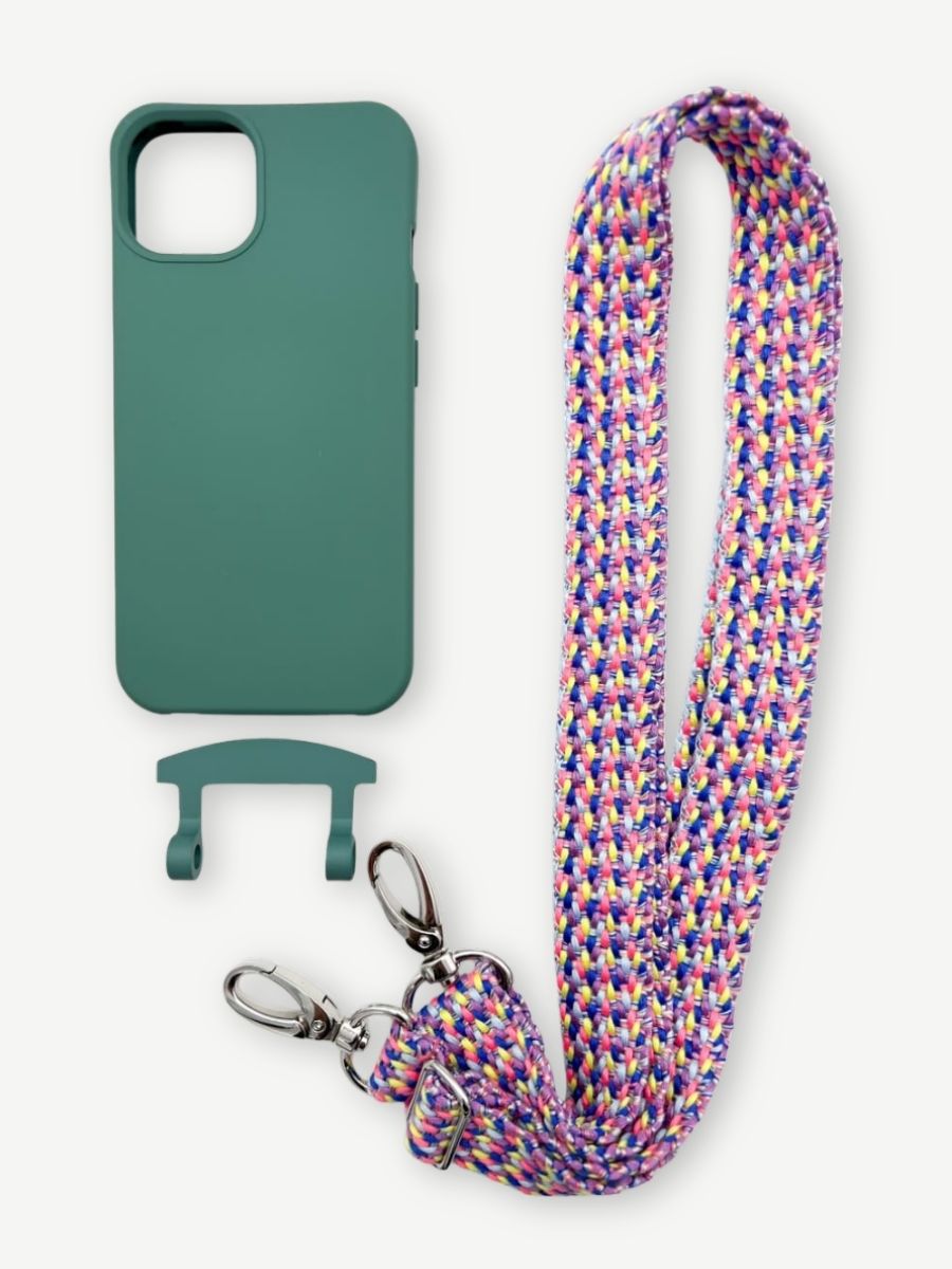 Set Handykette VALENCIA PINK mit Hülle OCEAN für iPhone