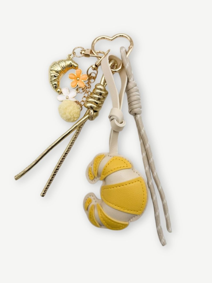 Taschenanhänger CROISSANT yellow