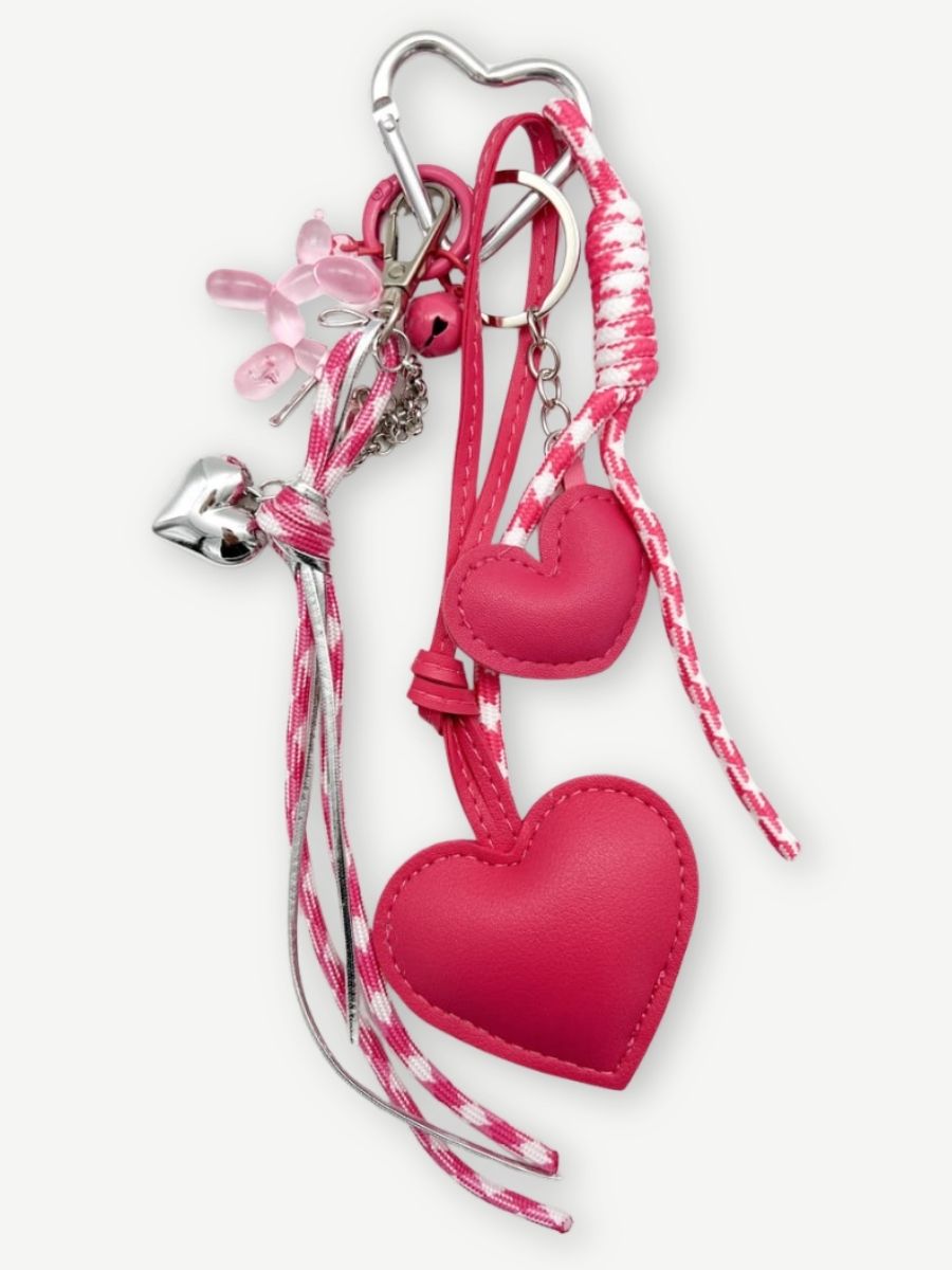 Taschenanhänger PINK HEART