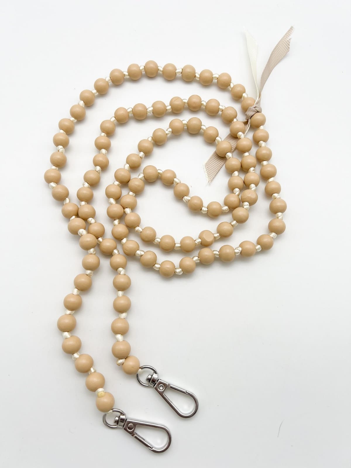 Set Handykette IBIZA NATURAL mit Hülle AIR transparent