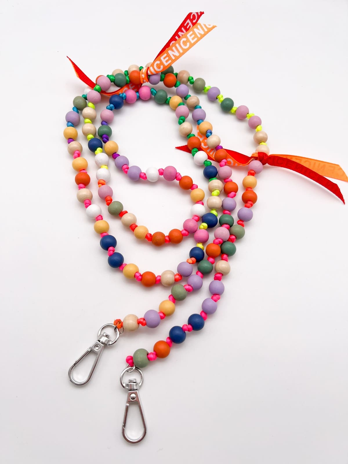 Set Handykette IBIZA bunt mit Hülle AIR transparent