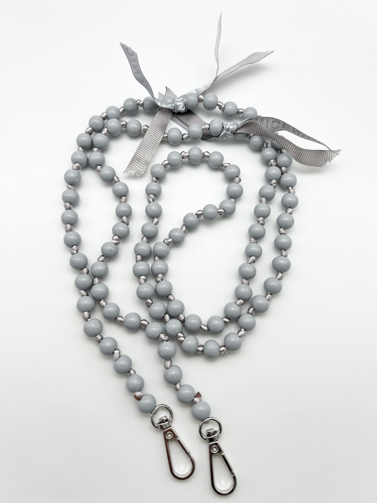 Set Handykette IBIZA GREY mit Hülle AIR transparent