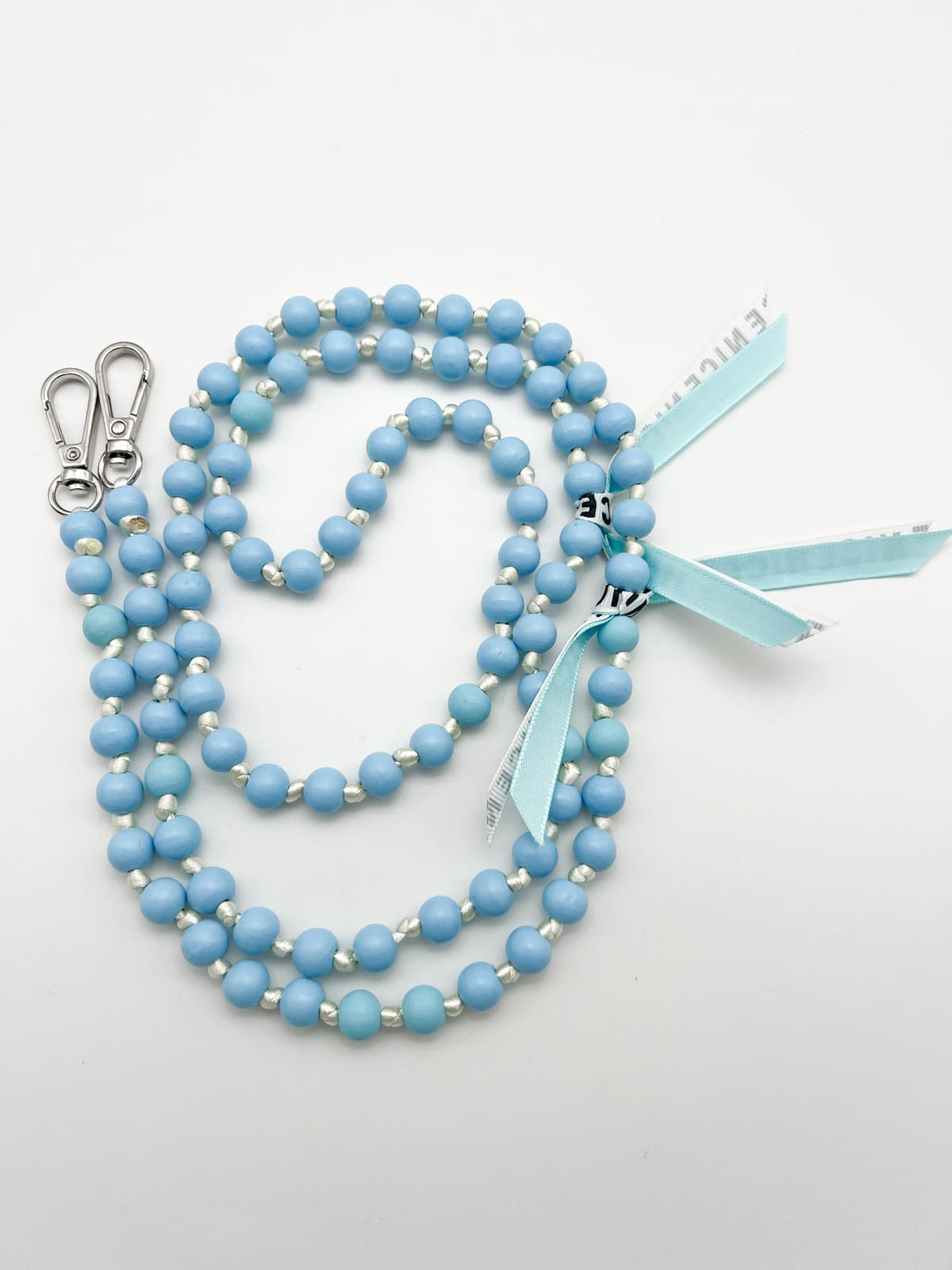 Set Handykette IBIZA BABY BLUE mit Hülle AIR transparent