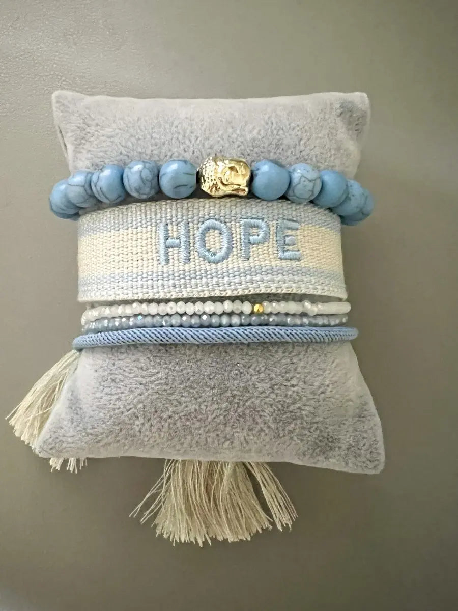 Armbandset blau