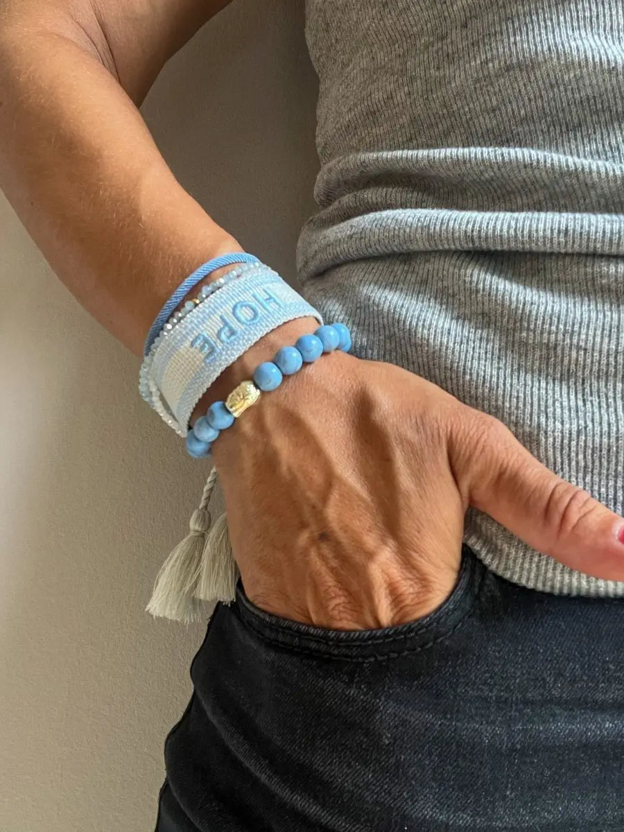Armbandset blau