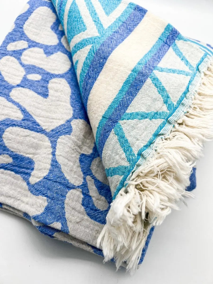 Strandtuch badetuch keros türkis aelia anna