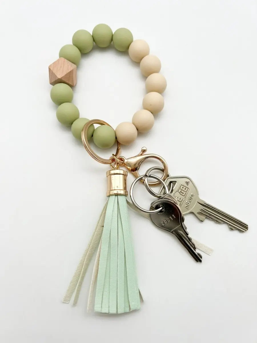 Schlüsselanhänger Handgelenk grün