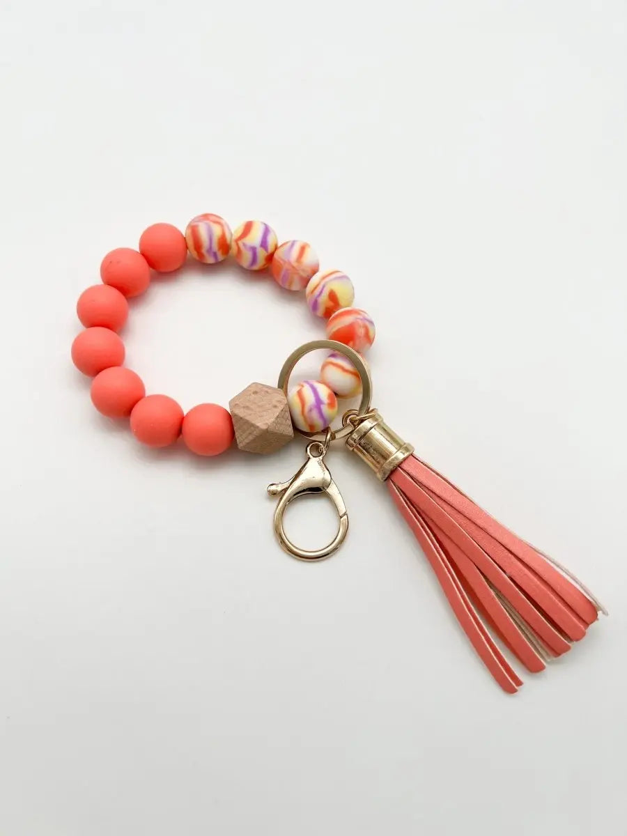 Schlüsselanhänger Handgelenk koralle