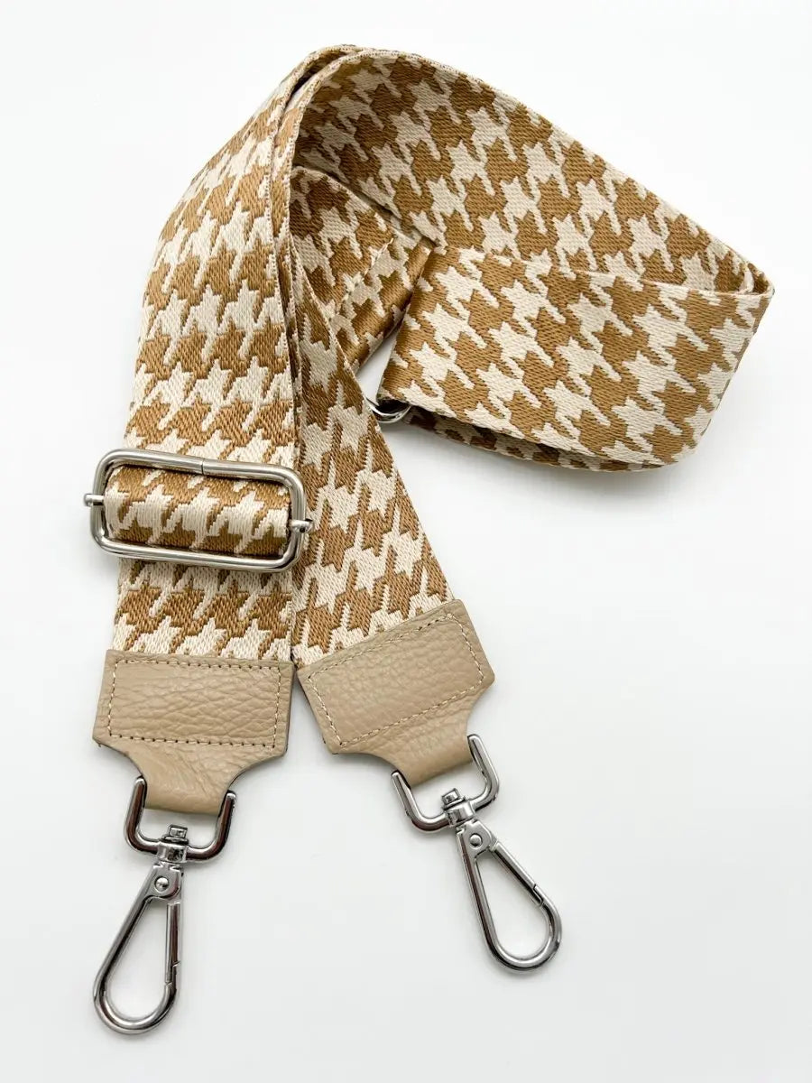 Gurt kariert beige