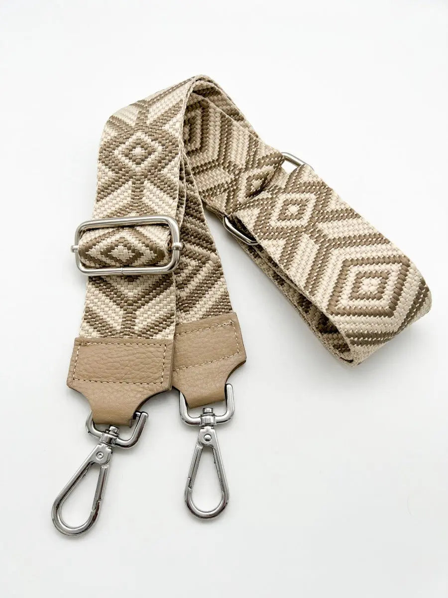 Gurt Rautenmuster beige