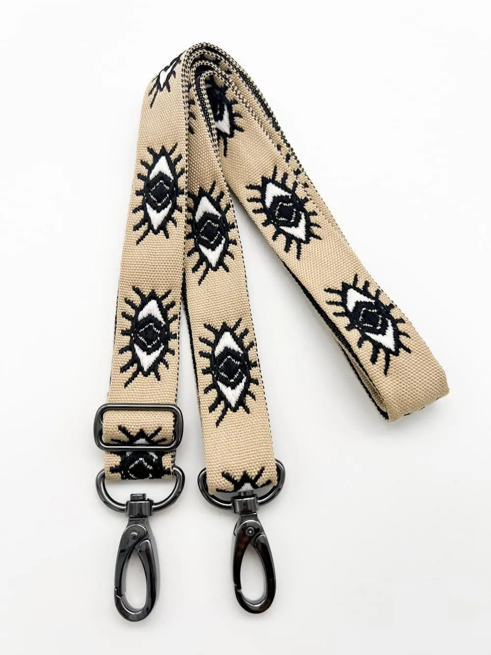 Handykette mit Augen beige