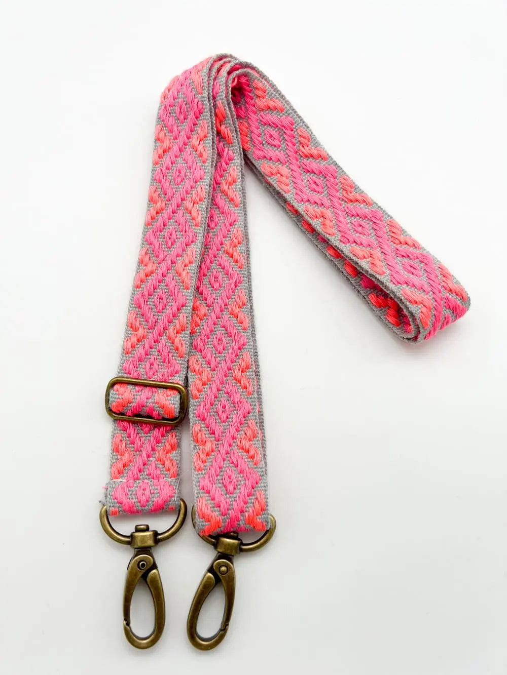 Handyband Handykette grau neon