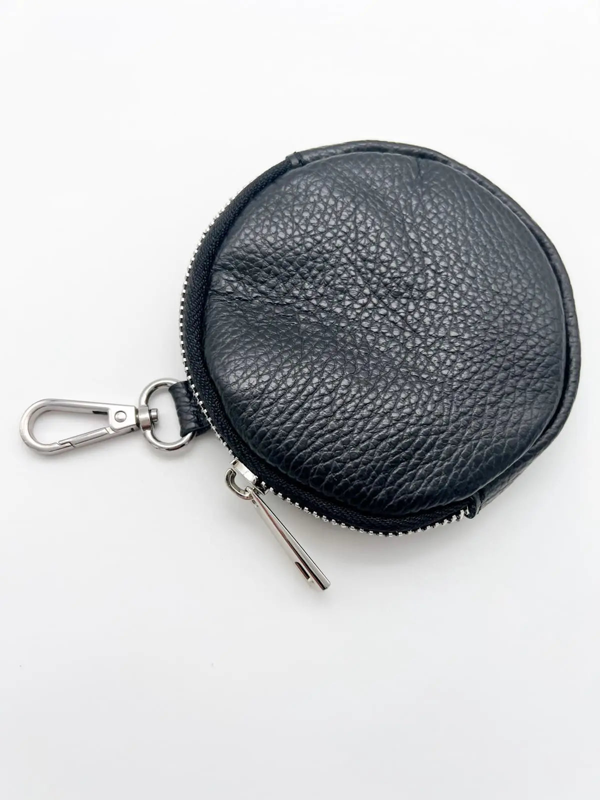 Mini Bag rund anhänger schwarz