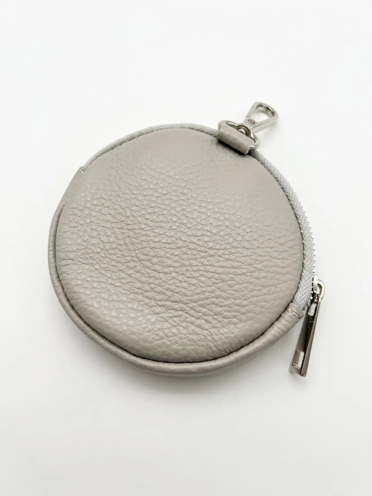 Mini Bag rund anhänger grau