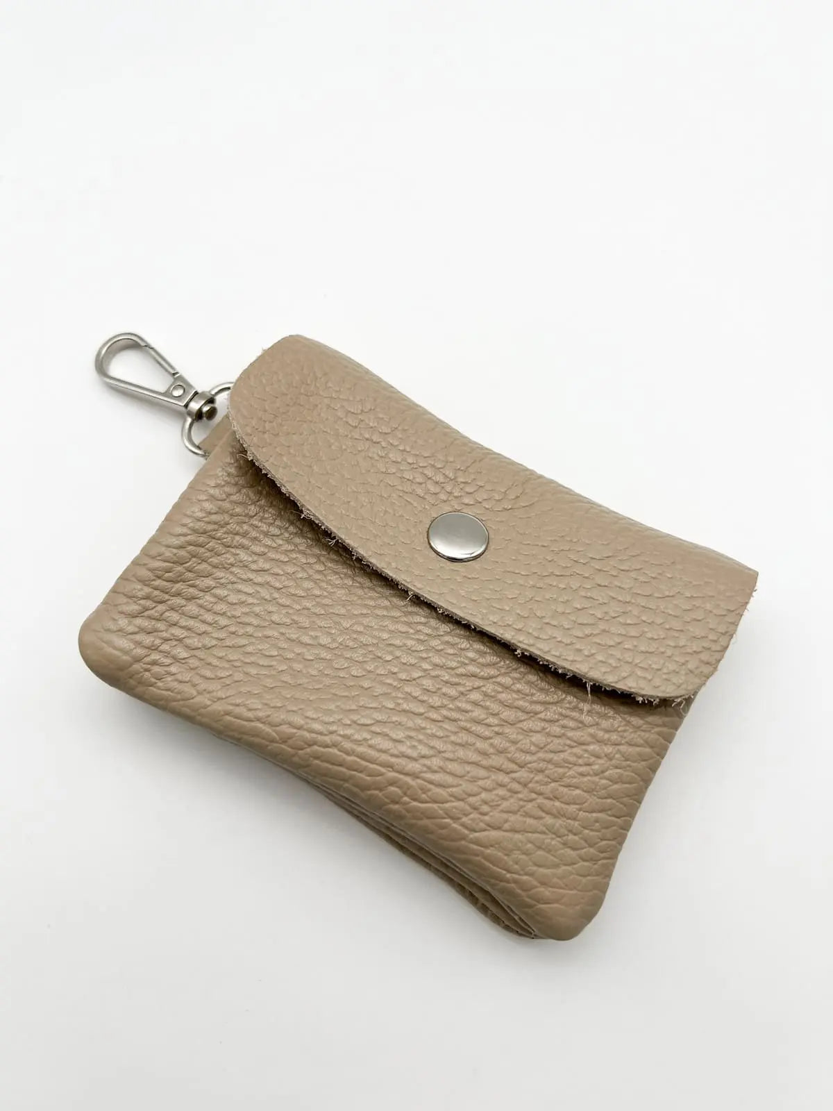 Mini bag eckig aus leder nude