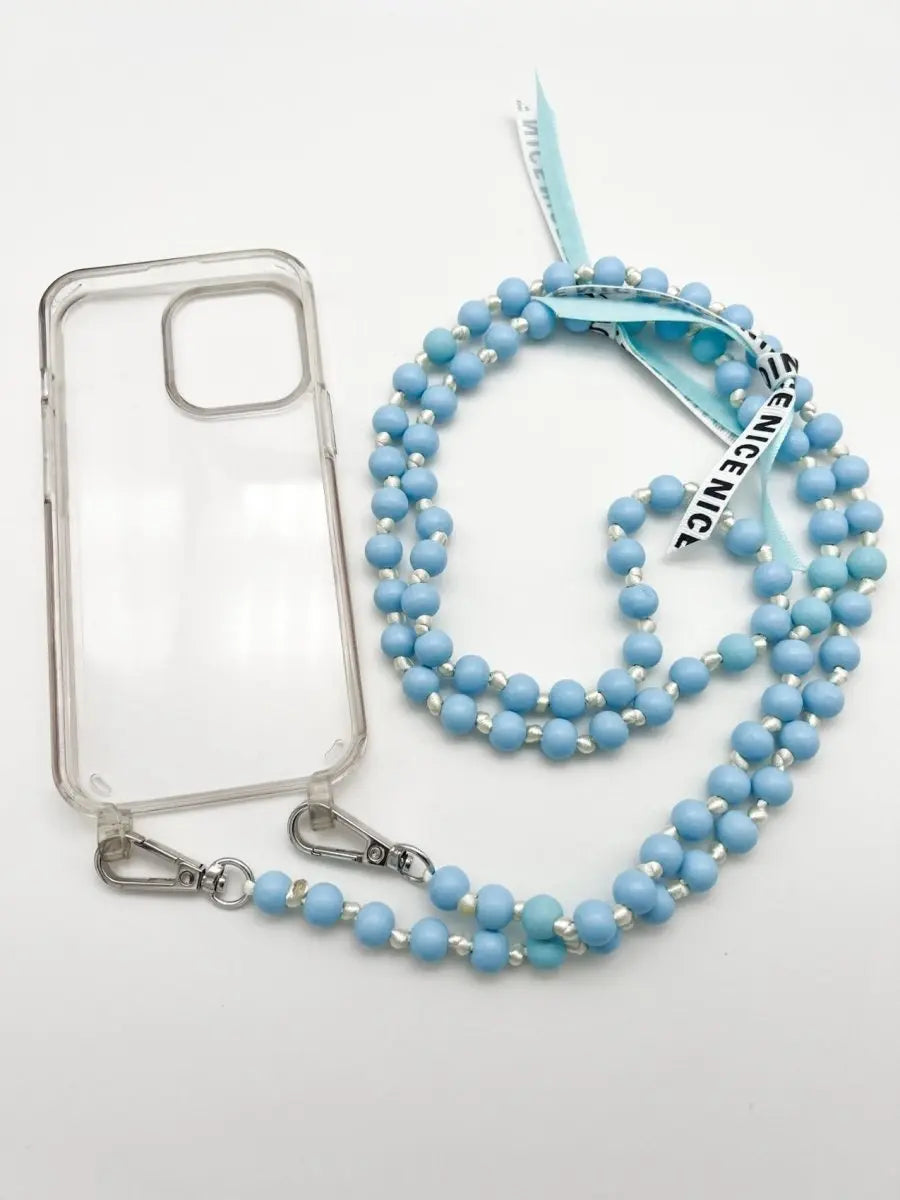 Set Handykette IBIZA BABY BLUE mit Hülle AIR für iPhone